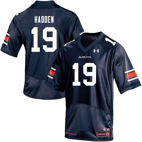 Auburn Tigers Men's Kamal Hadden #19 Navy Under Armour Stitched College 2021 NCAA Authentic Football Jersey VZQ3474KC
